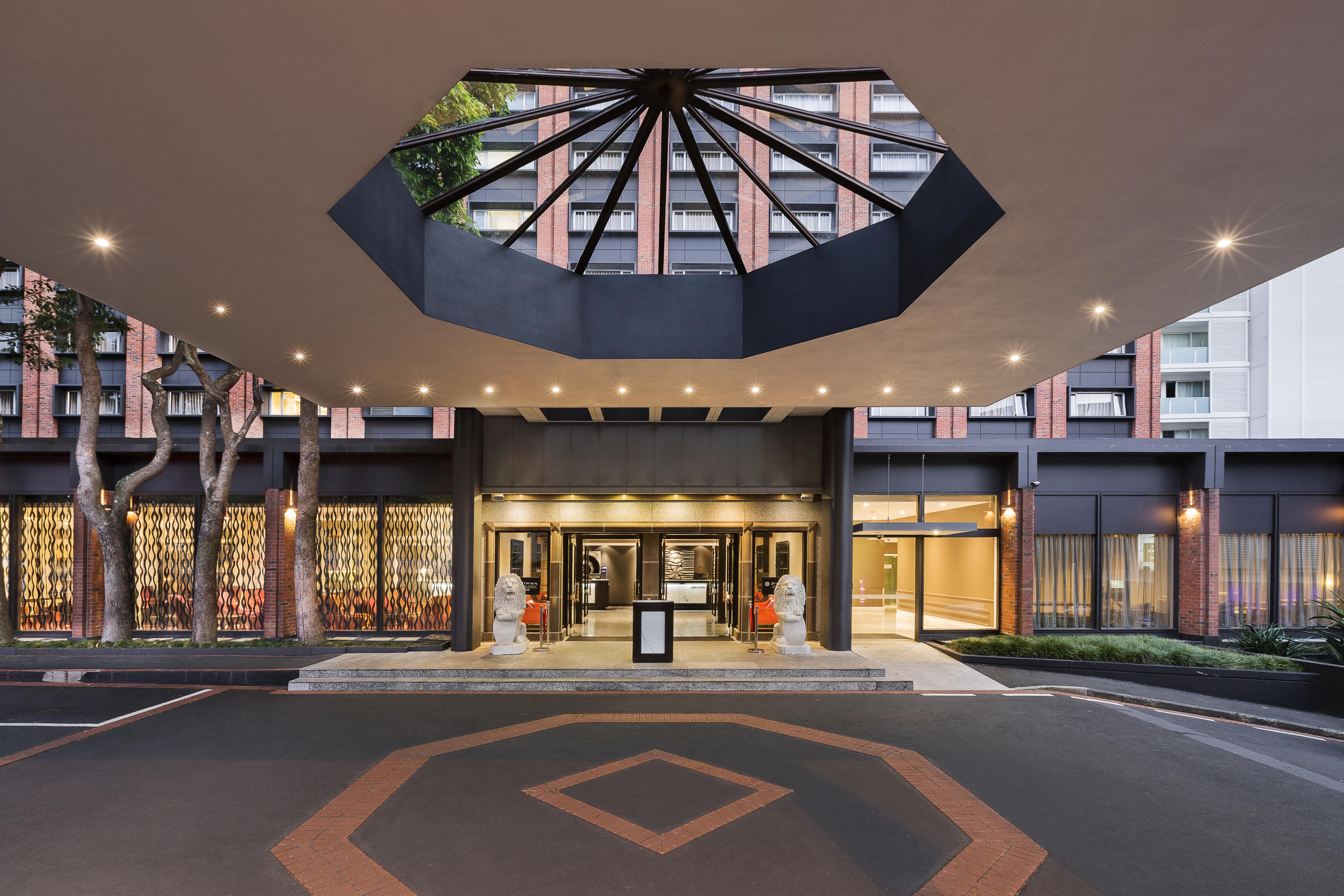 Pullman Auckland Hotel & Apartments Dış mekan fotoğraf The hotel's entrance